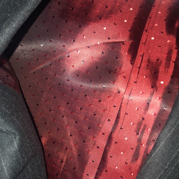 Haight and Ashbury grey striped wool suit.  Jacket size 40 and pants size 30” - Picture 8 of 10